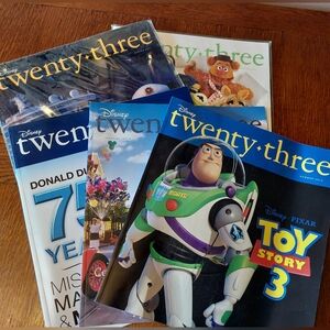Disney D23 Club Collection 5 Magazines Muppets Disney Dream Toy Story